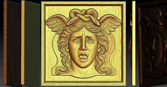 2 Medusa CNC Relief Model
