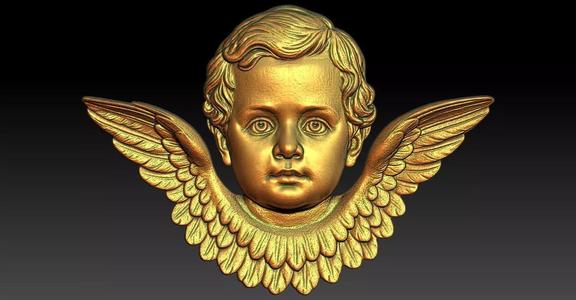 2 angel CNC Relief Model