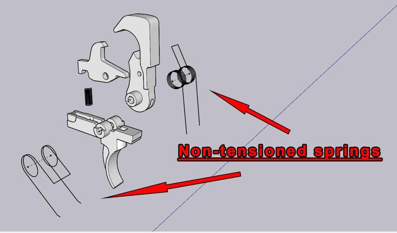 Art design, display; Trigger and hammer set for mp15-22