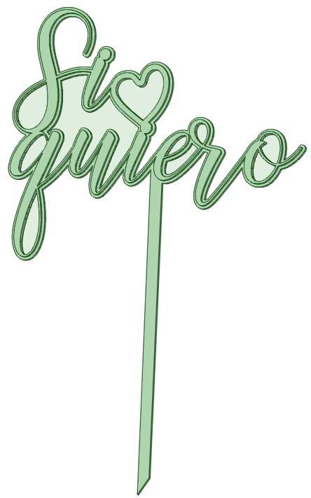 If I want heart Topper 15cm