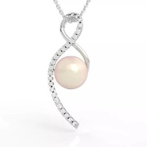 Luxury Diamond Pearl Pendant
