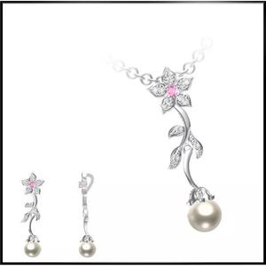 JCD Format Personalized pearl pendant jcd jewelry design