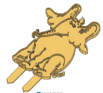 elephant character Animated planter