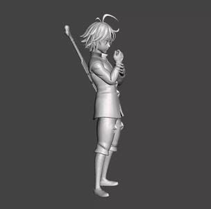 Meliodas in Purgatory 3D Model