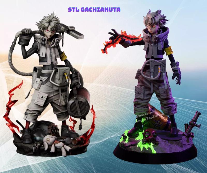 Rudo - Gachiakuta Archivo STL impresion 3D