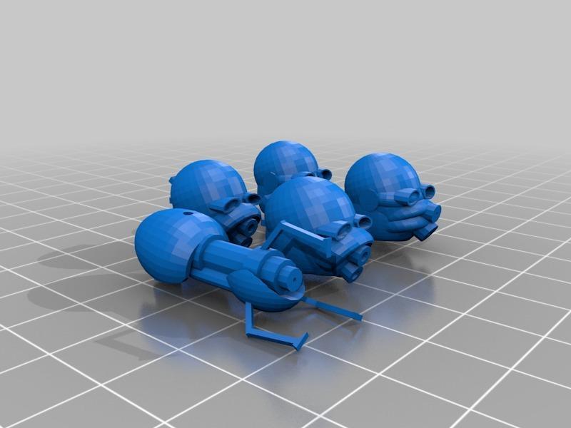 Custom helmets and portal gun