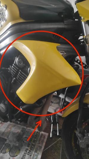 Kawasaki ER-6N side fairings