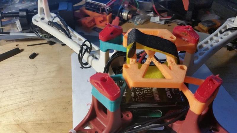 Hobby King Fiberglass 450 Quad Battery Cradle