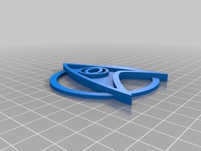Star Trek Comm Badge - Science - FIXED