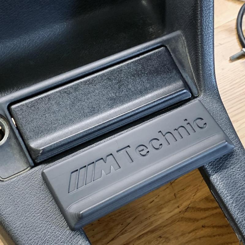 BMW E30 ashtray cover front