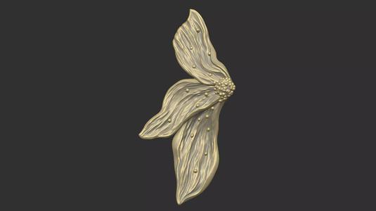 stud design nature hand made love flower