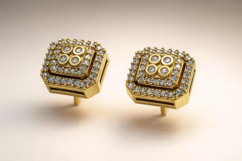 Stud earrings Model 7856