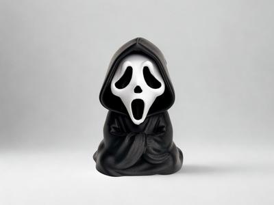 Ghostface Chibi Statue | Horror Mini Statue Decor