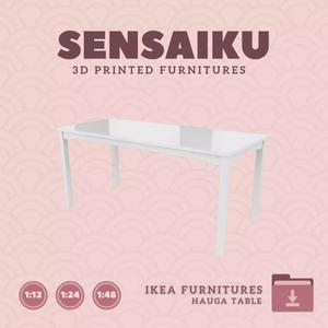 HAUGA Table V2 for Miniature Dollhouse IKEA 3D Print