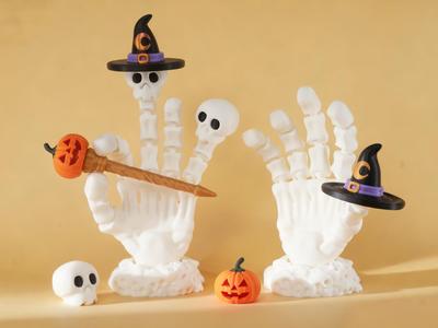 Halloween Movable Skeleton Hand