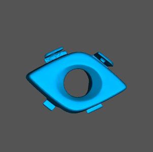 Renault Megane 3 Gt line front bumper parking sensor frame