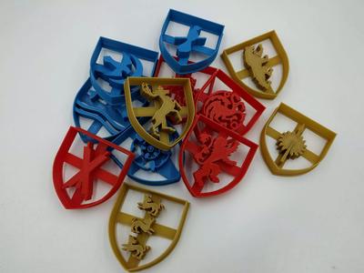Game of thrones cookie cutters