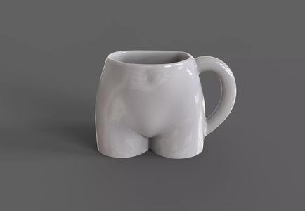 Female body coffee cup
