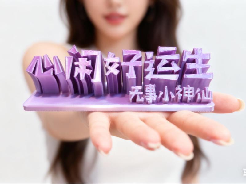 Peaceful Mind, Good Luck, Carefree Immortal, 3D Letters