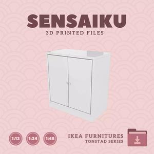 TONSTAD Cabinet 32 In for Miniature Dollhouse - IKEA - 3D Print