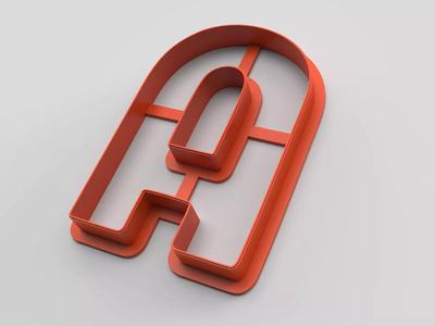 Cookie cutter - English alphabet - Letter A