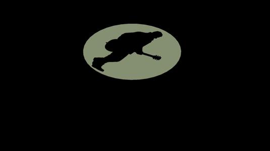 Guitar Player Silhouette Stencil