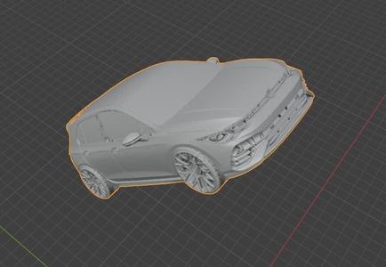 VW GOLF 8 R 3D MODEL