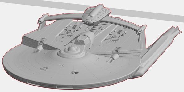 Rowtron Class - Star trek Miranda Variant