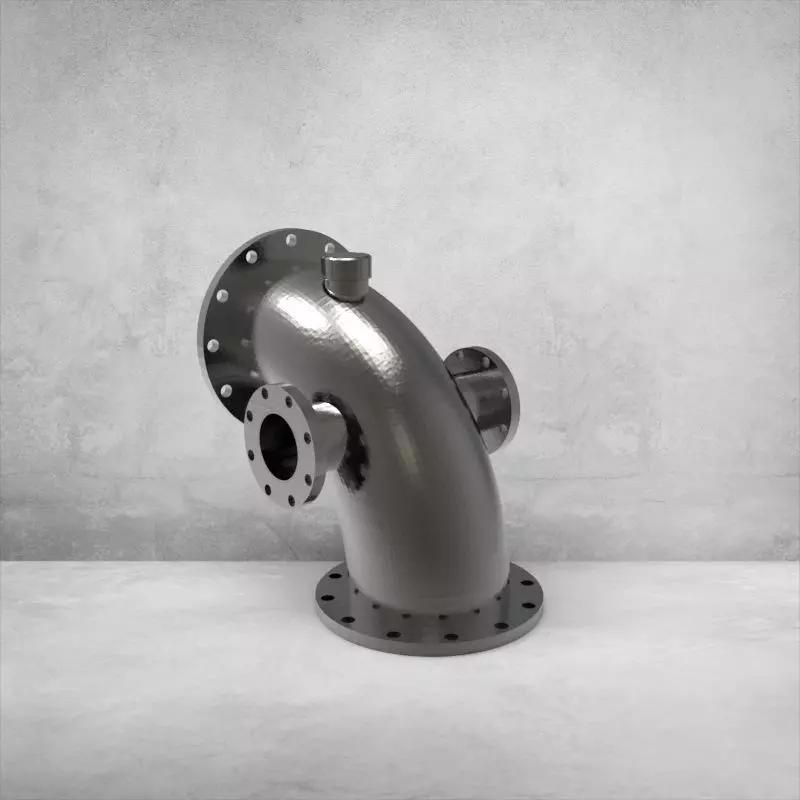 Elbow with Flanges