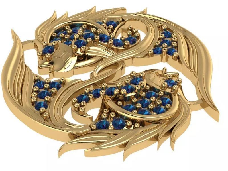 ying yong fish necklace
