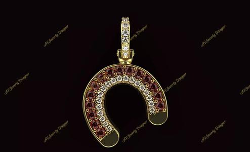 AV Designe 241  Horseshoe Pendant