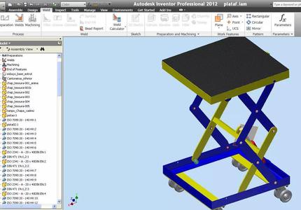 Plataforma Elevatoria - 3D Projeto - 3D Model