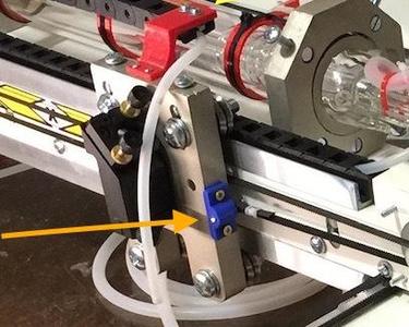 Blacktooth laser cutter X-axis belt end block