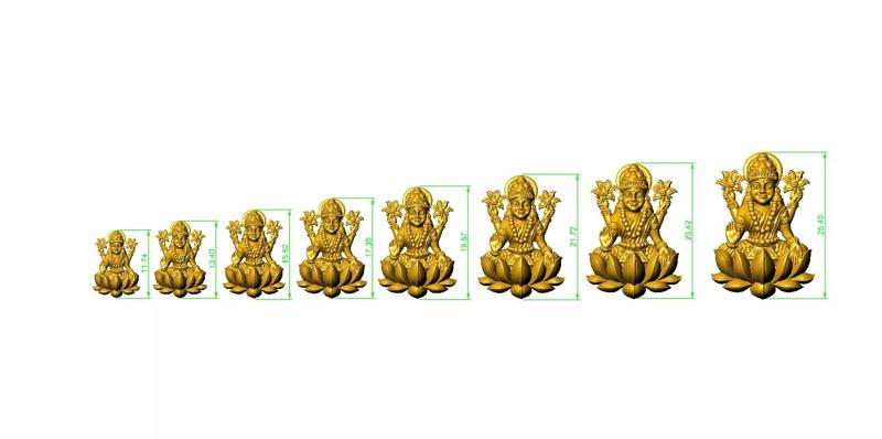 Laxmi all size statue