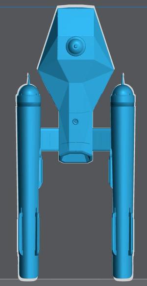 FASA Federation Bode Class Scout with early TOS style nacelles