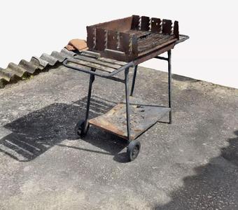 Barbecue in the yard