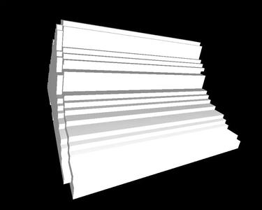White stairs