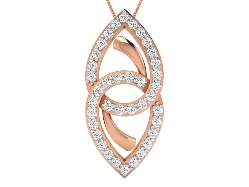 High Jewelry Pendant Earrings Set 3dm stl obj mtl gltf glb