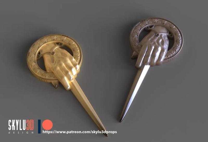 GOT - Hand of the King  - Queen Pin STL