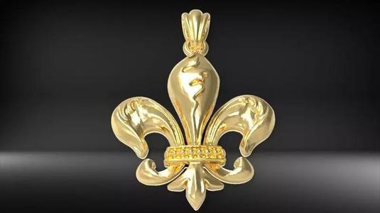 fleur de lis Necklace Pendant Charm Jewelry
