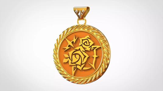 Rosa Multiflora Pendant