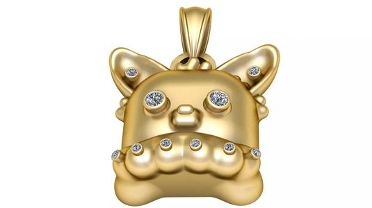 FUNNY DESIGN PRENDANT 3D PRINTABLE MODEL
