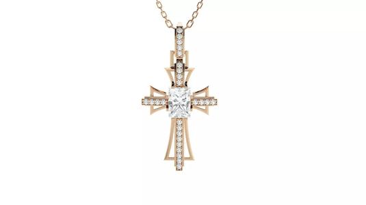 Jesus Holy Cross Pendant 3dm stl renders details