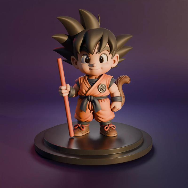 Goku Cartoon impresion 3d