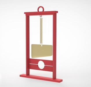 Guillotine earrings