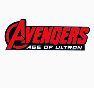 AVENGERS - AGE OF ULTRON Logo Display by MANIACMANCAVE3D