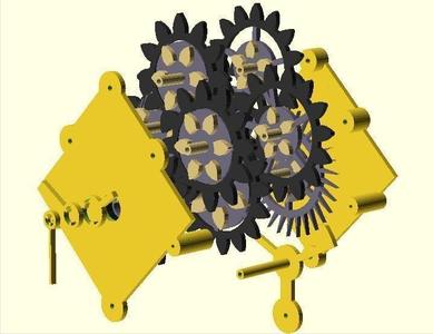 Frame Update for 8-Gear Clock (revision C)