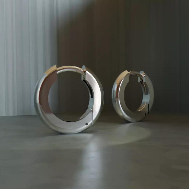 Congo Earrings round edges