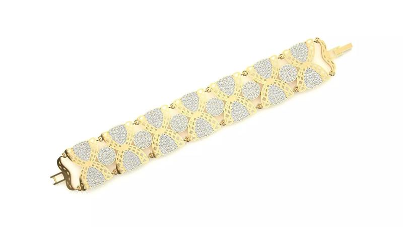 Diamond Bracelet 3D print model