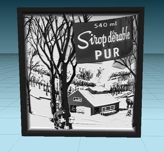 lithophane sand syrup, quebec